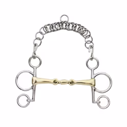 Baby pelham à double brisure pour cheval Kavalkade Kavalbit