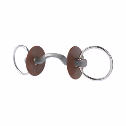 Mors pour cheval avec passage de langue et anneau,doux Beris Konnex