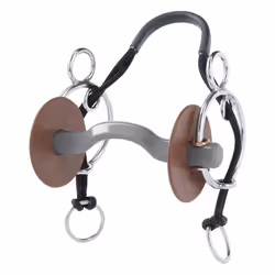 Mors combiné pour cheval avec passage de langue, doux Beris Konnex