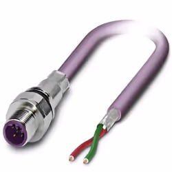 Phoenix Contact 1525555, Violet, M12, Uréthane thermoplastique (TPU), IP67, 1 pièce(s)