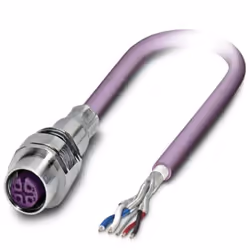 Phoenix Contact 1525678, Violet, M12, Uréthane thermoplastique (TPU), IP67, 1 pièce(s)