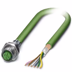Phoenix Contact 1534559, Vert, M12, Uréthane thermoplastique (TPU), IP67, 1 pièce(s)