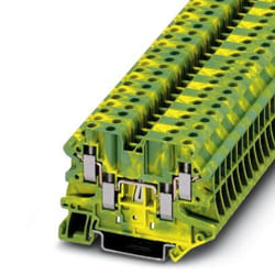 Phoenix Contact 3044597 bornier 4 Jaune, Vert