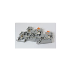 Phoenix Contact - Bloc de jonction 4 connexions 2 étages pour fil souple 1.5mm² gris bornes rapide qttcbu 1,5 phoenix 3050264