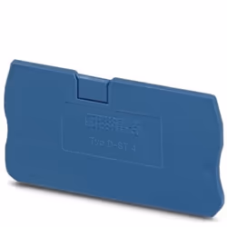 Phoenix D-ST 4 BU, Cache de bornier, 50 pièce(s), Bleu, 2,2 mm, 55,9 mm, 29 mm