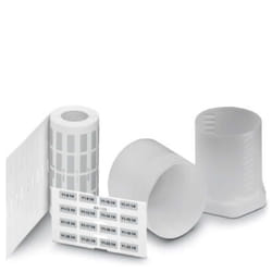 Phoenix 0816883 étiquette auto-collante Rectangle aux angles arrondis Argent 2500 pièce(s)