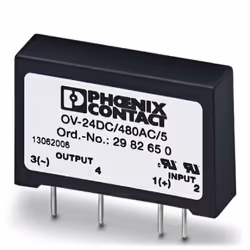 Phoenix OV-24DC/480AC/5, Noir, 10,5 x 25,4 x 43 mm, 24,7 g, -20 - 70 °C
