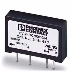 Phoenix OV-24DC/ 60DC/4, Noir, 10,5 x 25,4 x 43 mm, 24 g, -20 - 80 °C