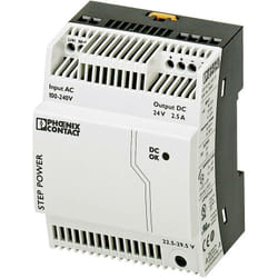 Phoenix Contact - Alimentation rail din STEP-PS/1AC/24DC/2.5 2868651 24 v/dc 2.75 a 60 w 1 x 1 pc(s) S99422