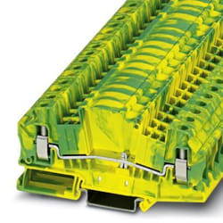 Phoenix UTMED 6-PE bornier Vert, Jaune