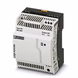 Phoenix Contact STEP-PS/ 1AC/12DC/5, 100 - 240 V, PC, Allemagne, Noir, Blanc, -25 - 70 °C, -40 - 85 °C