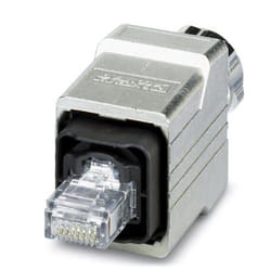 Phoenix 1405141 connecteur de fils RJ45 Noir, Métallique