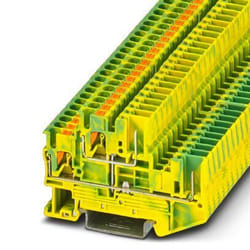 Phoenix Contact 3210897 bornier 4 Jaune, Vert