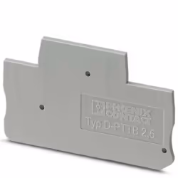Phoenix D-PTTB 2.5, Cache de bornier, 50 pièce(s), Gris, 2,2 mm, 68 mm, 39,6 mm