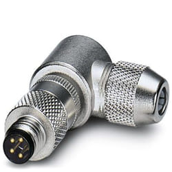 Phoenix 1436466 connecteur de fils M8 Argent
