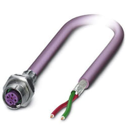 Phoenix Contact 1437449 câble de capteur et d'actionneur 0,5 m M12 Violet