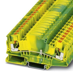 Phoenix Contact 3212196 bornier 2 Jaune, Vert