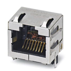 Phoenix Contact VS-08-BU-RJ45-10G/LH-1 prise de courant RJ-45 Argent