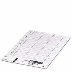 Phoenix Contact 828775, 10 pièce(s), PVC, Blanc, -30 - 80 °C, 14,91 g