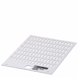 Phoenix US-WMT (12X4), Repères de câble, Polyvinyl chloride (PVC), Blanc
