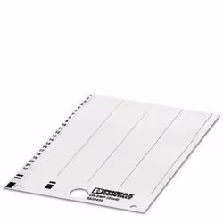 Phoenix 0829435, Marqueurs de bornier, 10 pièce(s), PVC, Blanc, -30 - 80 °C, V0