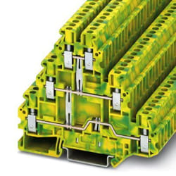 Phoenix Contact 3214275 bornier 6 Jaune, Vert