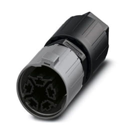Phoenix 1403784 connecteur de fils QUICKON Noir, Gris