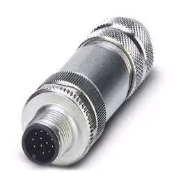 Phoenix Contact 1404410, M12, Argent, Zinc, Nickel, IP67, 30 V