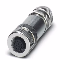 Phoenix Contact 1404411, M12, Acier inoxydable, Zinc, Nickel, IP67, 1,5 A
