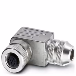 Phoenix Contact 1404413, M12, Argent, Nickel, IP67, REACh SVHC, 67,39 g
