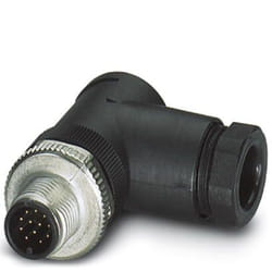 Phoenix Contact 1404421 connecteur de fils M12 Noir, Métallique