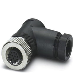 Phoenix Contact 1404423 connecteur de fils M12 Noir, Acier inoxydable