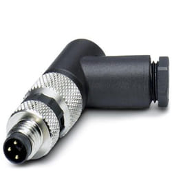 Phoenix Contact 1407583 connecteur de fils M8 Noir, Acier inoxydable