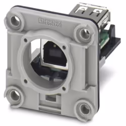 Informations techniques Insert femelle USB, 4 pôles, femelle USB type A vers femelle USB type B, femelle type B vers le côté  ...