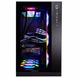 CAPTIVA Advanced Gaming I78-073 i7-14700KF 32Go 2To SSD GeForce RTX 4060 Ti Win11 Home PC Noir