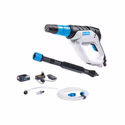 GLORIA MultiJet 18V, Compact, Batterie, 5 m, Noir, Bleu, Blanc, 240 l/h, 24,9 bar