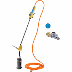 Thermoflamm bio Professional E+ - Désherbage au gaz - Technique professionnelle pour les grandes surfaces - Commande/allumage ...