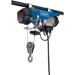 Scheppach - Palan Electrique HRS400 -780W - Capacité de charge 400 Kg - Hauteur de Levage 12 m - Câble Métallique 12 m - Installation Facile
