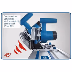 Scheppach PL55 16 cm Noir, Bleu, Argent 9500 tr/min 1200 W