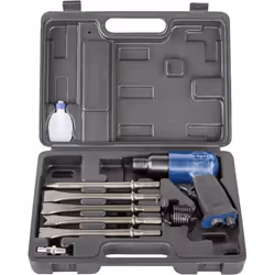 Ciseau pneumatique Scheppach 7906100716 + 5 chicels