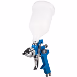Pistolet à peinture pneumatique, versatile et complet : Pression de service de 3 bars maximum pour une application de peintur ...