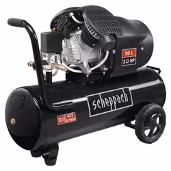 Compresseur 50L SCHEPPACH HC53DC Black Edition - bicylindres 2200W Ce compresseur à 2 cylindres a un excellent rapport qualit ...