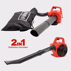 Scheppach LBH2600P souffleur de feuilles sans fil 268 km/h Noir, Rouge