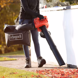 Scheppach LBH2600P souffleur de feuilles sans fil 268 km/h Noir, Rouge