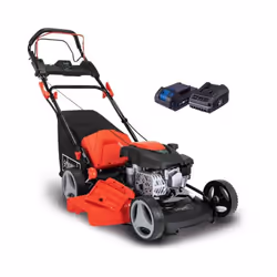 Moteur a essence puissant a 4 temps de 150 cm3 46 cm de largeur de tonte Convient pour jardins jusqu'a 1000 m2 L'éjection lat ...