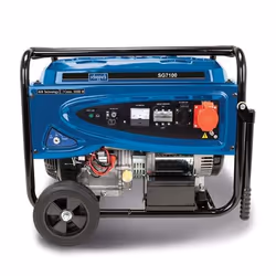 Scheppach SG7100 groupe électrogène 5000 W Essence Noir, Bleu clair