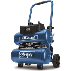 Compresseur dair ultra-silencieux horizontal Scheppach HC20SI - 20L - 750 W - 10 bars
