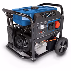 Le groupe électrogène Scheppach SG7100x est alimenté par un moteur 4 temps de 420 cm³ et, avec une puissance maximale de 5500 ...