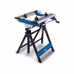 Etabli pliant mobile SCHEPPACH UWB1000 - Charge max 100 kg - Hauteur de travail 770 à 1070 mm Table de travail robuste en alu ...