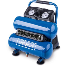 Scheppach Compresseur à air HC10 Twin – 750 W – 8 bar – Cuve 7,5 L – Compresseur d’air sans huile – Double réservoir – Aspiration 50,4 L/min – 2